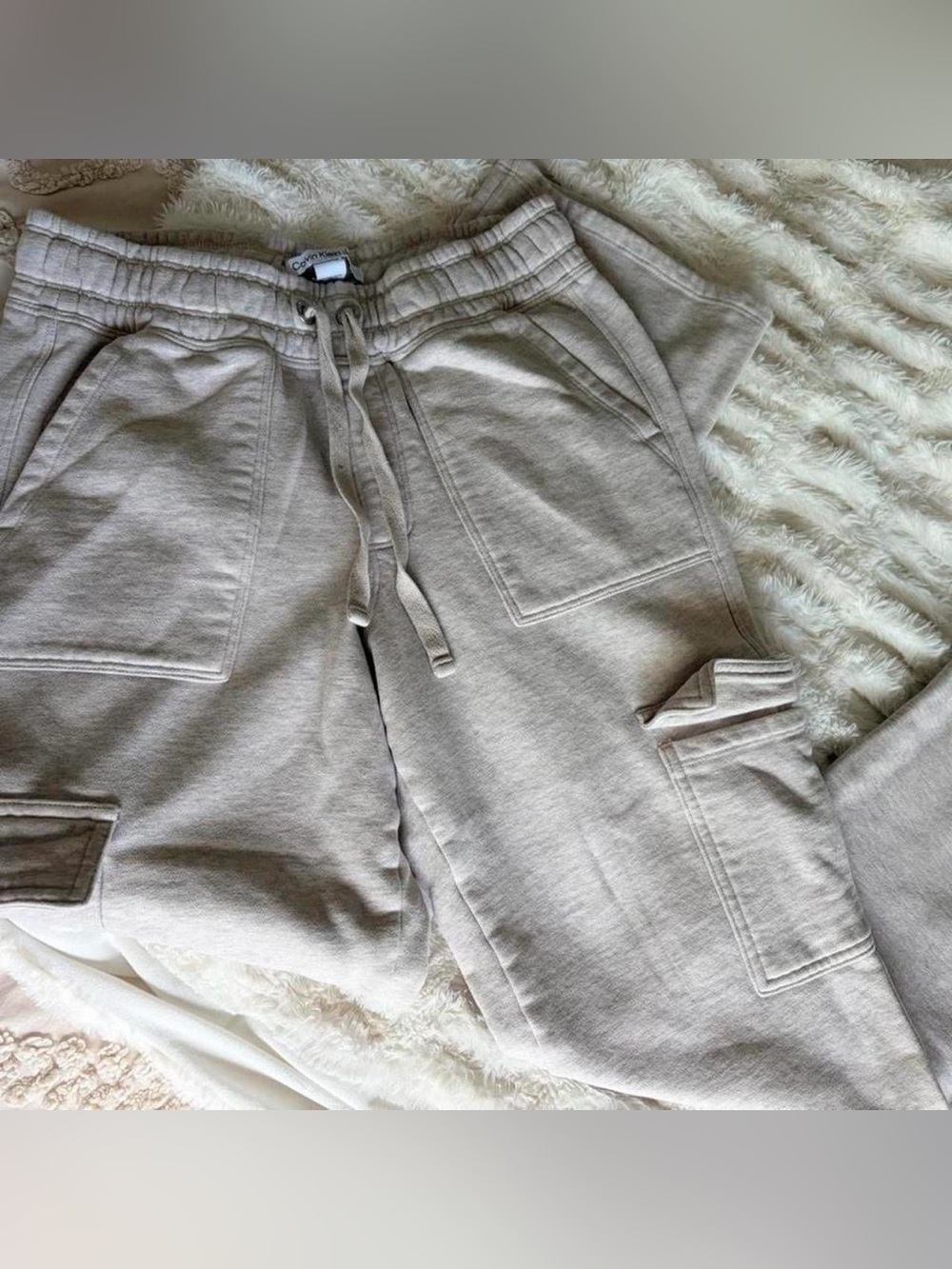 Calvin Klein cargo sweatpants